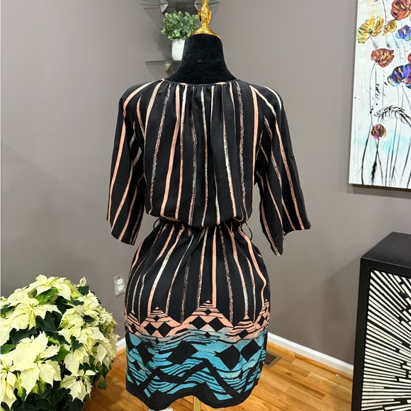 Presley Skye Black and Pink Dress - Picture 2 of 3